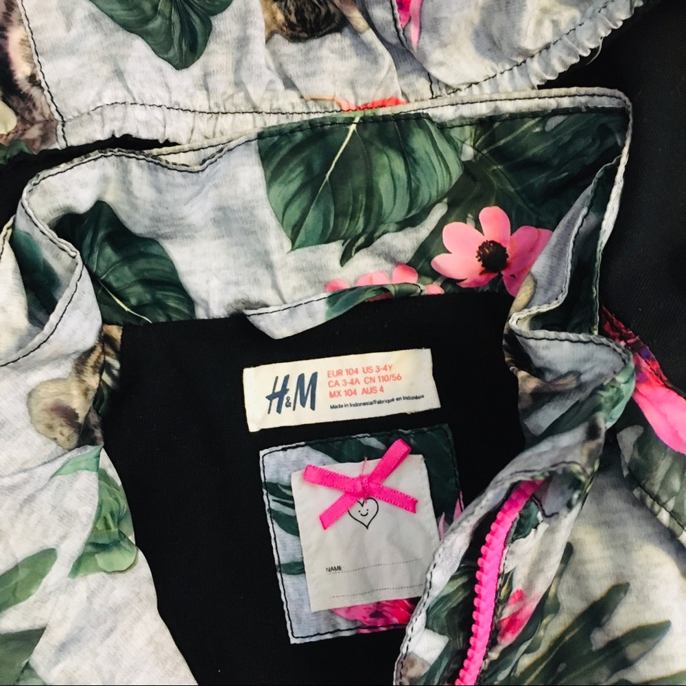 The Cutest Tropical/Baby Cheetah Print Jacket